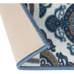 KARAT Tapis De Passage Sur Mesure Newport 80 X 400 Cm - Bleu -Tapis et paillasson Soldes 46424691 4