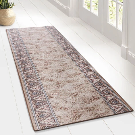 KARAT Tapis Sur Mesure Marron Elota 67 X 100 Cm - Marron 1 KARAT Tapis Sur Mesure Marron Elota 67 X 100 Cm - Marron