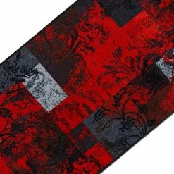 KARAT Tapis De Passage Sur Mesure Maraba 80 X 300 Cm - Noir-Rouge 8 KARAT Tapis De Passage Sur Mesure Maraba 80 X 300 Cm - Noir-Rouge -Tapis et paillasson Soldes 46425867 4