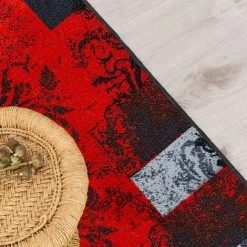 KARAT Tapis De Passage Sur Mesure Maraba 80 X 300 Cm - Noir-Rouge 9 KARAT Tapis De Passage Sur Mesure Maraba 80 X 300 Cm - Noir-Rouge -Tapis et paillasson Soldes 46425867 5
