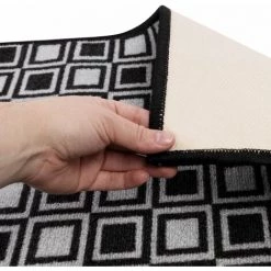 KARAT Tapis Sur Mesure Naas 80 X 50 Cm - Anthracite -Tapis et paillasson Soldes 46425870 4