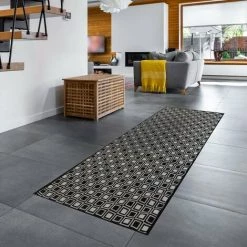 KARAT Tapis Sur Mesure Naas 80 X 50 Cm - Anthracite -Tapis et paillasson Soldes 46425870 5