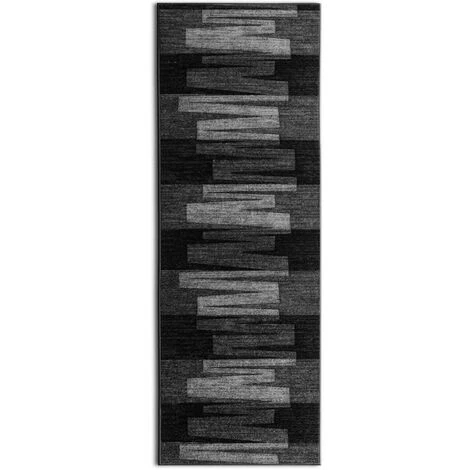 KARAT Tapis Sur Mesure Via Veneto Noir 67 X 250 Cm - Noir 2 KARAT Tapis Sur Mesure Via Veneto Noir 67 X 250 Cm - Noir – Image 2