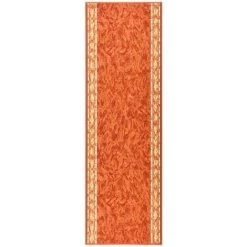 VidaXL Tapis De Couloir Antidérapant Terre Cuite 67x200 Cm - Brun