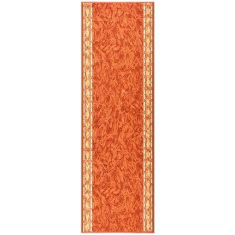 VidaXL Tapis De Couloir Antidérapant Terre Cuite 67x200 Cm - Brun 1 VidaXL Tapis De Couloir Antidérapant Terre Cuite 67x200 Cm - Brun