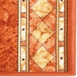 VidaXL Tapis De Couloir Antidérapant Terre Cuite 67x300 Cm - Brun -Tapis et paillasson Soldes 46472576 4