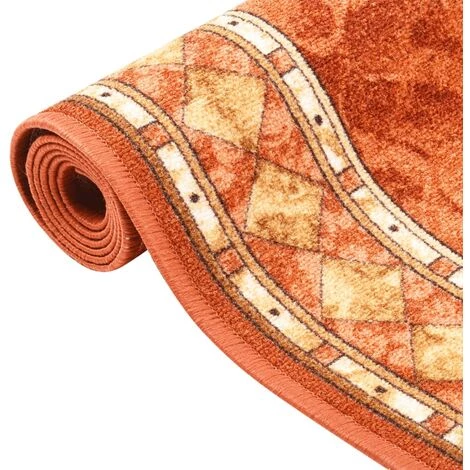 VidaXL Tapis De Couloir Antidérapant Terre Cuite 80x200 Cm - Brun 5 VidaXL Tapis De Couloir Antidérapant Terre Cuite 80x200 Cm - Brun – Image 5