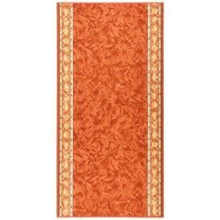 VidaXL Tapis De Couloir Antidérapant Terre Cuite 100x200 Cm - Brun