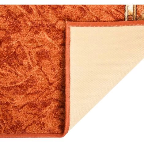 VidaXL Tapis De Couloir Antidérapant Terre Cuite 100x200 Cm - Brun 3 VidaXL Tapis De Couloir Antidérapant Terre Cuite 100x200 Cm - Brun – Image 3