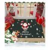 Kartokner Tapis D'entrée De Noël, Tapis De Porte Décoratif Pour Noël, Motif Bonhomme De Neige(style 1)