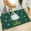 Kartokner Tapis D'entrée De Noël, Tapis De Porte Décoratif Pour Noël, Motif Joyeux Noël