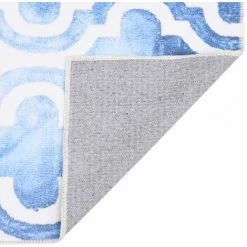 VidaXL Tapis Imprimé De Couloir Lavable Pliable 60x200 Cm Polyester - Multicolore -Tapis et paillasson Soldes 46546997 4