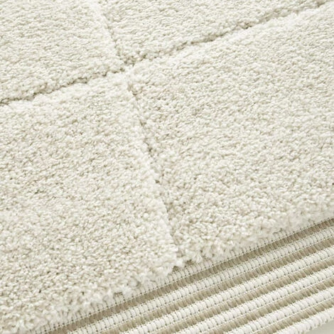 DÉCOWEB Tapis De Salon En Relief - Sweet Home - Courbe écru Et Crème - 160 X 230 Cm 2 DÉCOWEB Tapis De Salon En Relief - Sweet Home - Courbe écru Et Crème - 160 X 230 Cm – Image 2