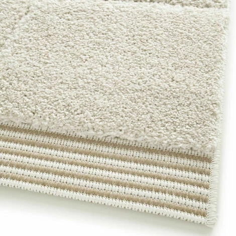 DÉCOWEB Tapis De Salon En Relief - Sweet Home - Courbe écru Et Crème - 160 X 230 Cm 4 DÉCOWEB Tapis De Salon En Relief - Sweet Home - Courbe écru Et Crème - 160 X 230 Cm – Image 4