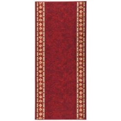VidaXL Tapis De Couloir Antidérapant Rouge 80x200 Cm - Rouge