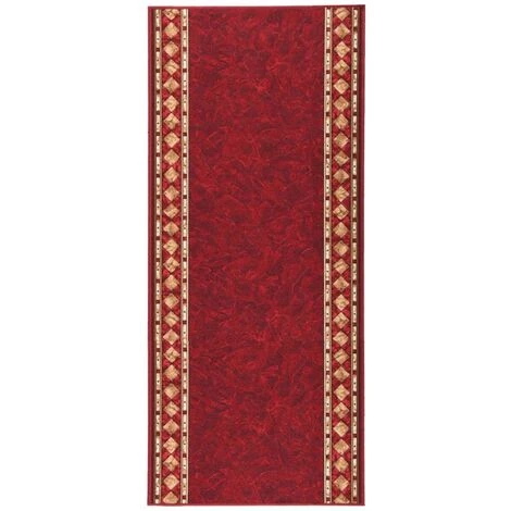 VidaXL Tapis De Couloir Antidérapant Rouge 80x200 Cm - Rouge 1 VidaXL Tapis De Couloir Antidérapant Rouge 80x200 Cm - Rouge