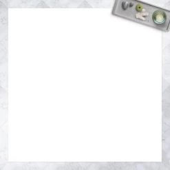 BILDERWELTEN Tapis En Vinyle - Polar White - Carré 1:1 Dimension HxL: 40cm X 40cm