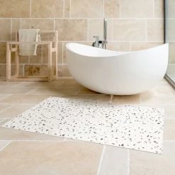 BILDERWELTEN Tapis En Vinyle - Detailed Terrazzo Pattern Pompei - Paysage 1:2 Dimension HxL: 40cm X 80cm -Tapis et paillasson Soldes 46838936 3