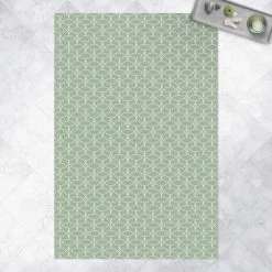 BILDERWELTEN Tapis En Vinyle - Art Deco Breakwater Pattern - Portrait 3:2 Dimension HxL: 90cm X 60cm