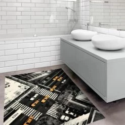 BILDERWELTEN Tapis En Vinyle - New York City Cabs - Paysage 3:4 Dimension HxL: 60cm X 80cm 7 BILDERWELTEN Tapis En Vinyle - New York City Cabs - Paysage 3:4 Dimension HxL: 60cm X 80cm -Tapis et paillasson Soldes 46846500 3