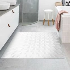BILDERWELTEN Tapis En Vinyle - Geometrical Pattern 3D Effect - Carré 1:1 Dimension HxL: 40cm X 40cm -Tapis et paillasson Soldes 46855617 3