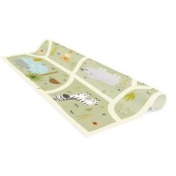BILDERWELTEN Tapis En Vinyle - Playoom Mat Safari - So Many Different Animals - Carré 1:1 Dimension HxL: 40cm X 40cm 8 BILDERWELTEN Tapis En Vinyle - Playoom Mat Safari - So Many Different Animals - Carré 1:1 Dimension HxL: 40cm X 40cm -Tapis et paillasson Soldes 46855972 4