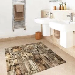 BILDERWELTEN Tapis En Vinyle - Vintage Woodeen Crates - Carré 1:1 Dimension HxL: 80cm X 80cm 7 BILDERWELTEN Tapis En Vinyle - Vintage Woodeen Crates - Carré 1:1 Dimension HxL: 80cm X 80cm -Tapis et paillasson Soldes 46856126 3