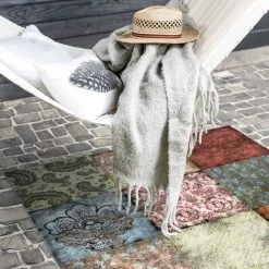BILDERWELTEN Tapis En Vinyle - Old Patterns - Carré 1:1 Dimension HxL: 60cm X 60cm -Tapis et paillasson Soldes 46856794 3