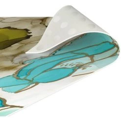 BILDERWELTEN Tapis En Vinyle - Flower Facets In Watercolour - Carré 1:1 Dimension HxL: 140cm X 140cm 9 BILDERWELTEN Tapis En Vinyle - Flower Facets In Watercolour - Carré 1:1 Dimension HxL: 140cm X 140cm -Tapis et paillasson Soldes 46857139 5