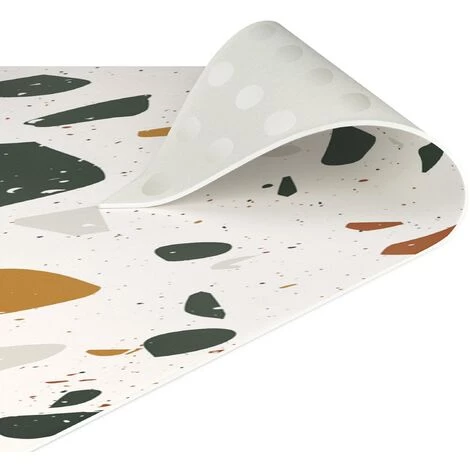 BILDERWELTEN Tapis En Vinyle - Detailed Terrazzo Pattern Leghorn - Panorama Large Dimension HxL: 90cm X 30cm 5 BILDERWELTEN Tapis En Vinyle - Detailed Terrazzo Pattern Leghorn - Panorama Large Dimension HxL: 90cm X 30cm – Image 5