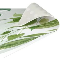 BILDERWELTEN Tapis En Vinyle - Watercolour Tropical Leaves And Tendrils - Portrait 3:2 Dimension HxL: 60cm X 40cm -Tapis et paillasson Soldes 46870534 5