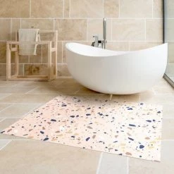 BILDERWELTEN Tapis En Vinyle - Detailed Terrazzo Pattern Padua - Portrait 3:2 Dimension HxL: 60cm X 40cm -Tapis et paillasson Soldes 46871781 3