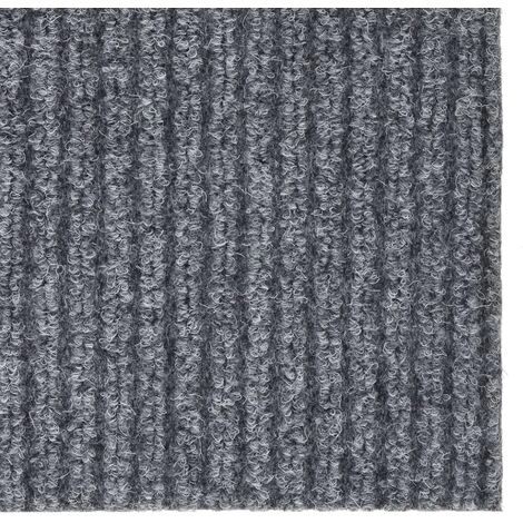 VidaXL Tapis 100x150 Cm Gris - Gris 3 VidaXL Tapis 100x150 Cm Gris - Gris – Image 3