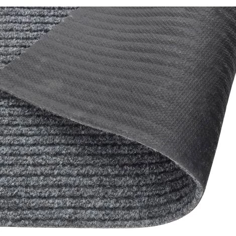 VidaXL Tapis 100x150 Cm Gris - Gris 5 VidaXL Tapis 100x150 Cm Gris - Gris – Image 5