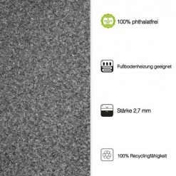 KARAT Tapis De Protection De Sol Spark Coupe 2 Mètres Venice V05x 50 Cm - Gris Foncé 8 KARAT Tapis De Protection De Sol Spark Coupe 2 Mètres Venice V05x 50 Cm - Gris Foncé -Tapis et paillasson Soldes 46899148 4