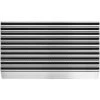 CASA PURA Paillasson En Aluminium Brosse Profi Slim Extra Plat Avec Des Brosses 50 X 80 Cm - Anthracite/Noir