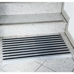 CASA PURA Paillasson En Aluminium Brosse Profi Slim Extra Plat Avec Des Brosses 50 X 80 Cm - Anthracite/Noir 8 CASA PURA Paillasson En Aluminium Brosse Profi Slim Extra Plat Avec Des Brosses 50 X 80 Cm - Anthracite/Noir -Tapis et paillasson Soldes 46900427 4