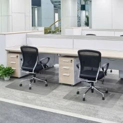 KARAT Tapis De Protection De Sol Antistatiques Performa Pour Sols Durs En Polycarbonate 114x150 Cm Rectangulaire - Transparent -Tapis et paillasson Soldes 46900676 3