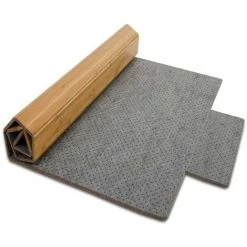 KARAT Tapis De Protection De Sol En Bambou Lumineux 90 X 120 Cm Avec Lèvre - Nature -Tapis et paillasson Soldes 46901065 3
