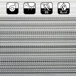 KARAT Tapis De Protection De Sol Bologna Pour Sols Durs En Vinyle 120 X 90 Cm - Gris -Tapis et paillasson Soldes 46901311 5