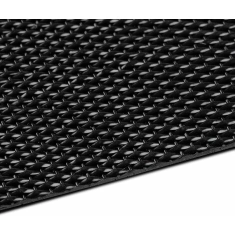 KARAT Tapis De Protection De Sol Padua Pour Sols Durs En Vinyle 120 X 90 Cm - Noir 2 KARAT Tapis De Protection De Sol Padua Pour Sols Durs En Vinyle 120 X 90 Cm - Noir – Image 2