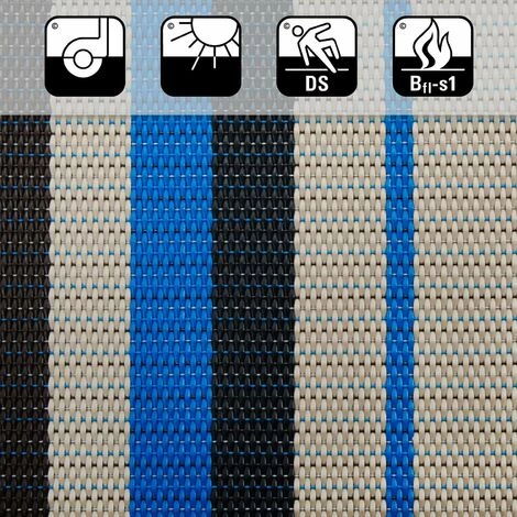 KARAT Tapis De Protection De Sol Ravenna Pour Sols Durs En Vinyle 120 X 90 Cm - Colorée 5 KARAT Tapis De Protection De Sol Ravenna Pour Sols Durs En Vinyle 120 X 90 Cm - Colorée – Image 5