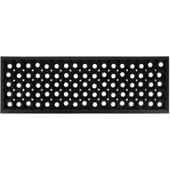 FLOORDIREKT Tapis D'escalier En Caoutchouc Octo Step 75x25 Cm - Noir