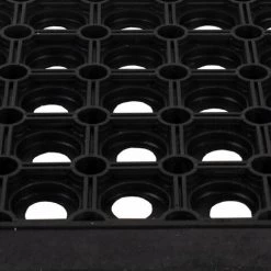 FLOORDIREKT Tapis D'escalier En Caoutchouc Octo Step 75x25 Cm - Noir 7 FLOORDIREKT Tapis D'escalier En Caoutchouc Octo Step 75x25 Cm - Noir -Tapis et paillasson Soldes 46903158 3