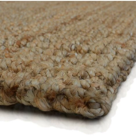 KARAT Tapis En Jute Urbano Fil Bouclé Nature 80 X 150 Cm - Nature 2 KARAT Tapis En Jute Urbano Fil Bouclé Nature 80 X 150 Cm - Nature – Image 2
