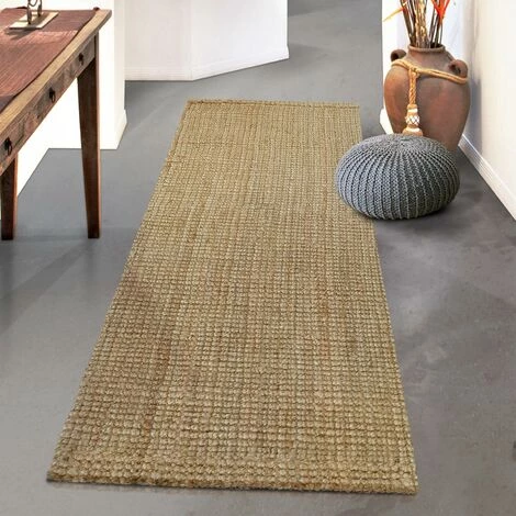 KARAT Tapis En Jute Urbano Fil Bouclé Nature 80 X 150 Cm - Nature 4 KARAT Tapis En Jute Urbano Fil Bouclé Nature 80 X 150 Cm - Nature – Image 4