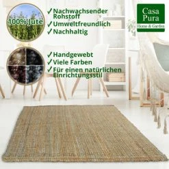 KARAT Tapis En Jute Urbano Fil Bouclé Nature 80 X 150 Cm - Nature 9 KARAT Tapis En Jute Urbano Fil Bouclé Nature 80 X 150 Cm - Nature -Tapis et paillasson Soldes 46904482 5