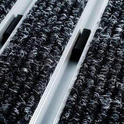 CASA PURA Tapis De Porte En Aluminium Tapis élégant Côtelé Fibre Textile Côtelé Anthracite 42 X 60 Cm - Anthracite 8 CASA PURA Tapis De Porte En Aluminium Tapis élégant Côtelé Fibre Textile Côtelé Anthracite 42 X 60 Cm - Anthracite -Tapis et paillasson Soldes 46906141 4