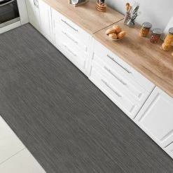 KARAT Tapis De Cuisine Genua Coupe 90 X 50 Cm - Gris -Tapis et paillasson Soldes 46906765 4