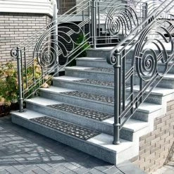 KARAT Marchettes D'escalier Pour Exterieur Colombo |25 X 65 Cm - Noir -Tapis et paillasson Soldes 46908669 4